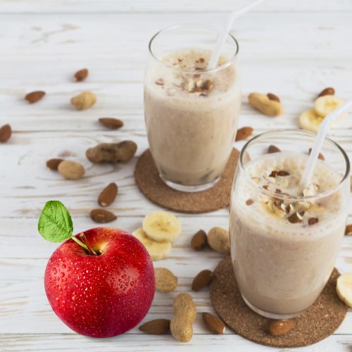 Almond milk smoothie, Apple