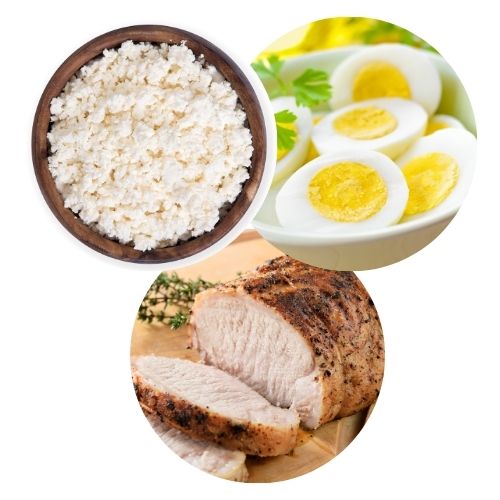 Cottage Cheese, Egg Whites and Pork Tenderloin