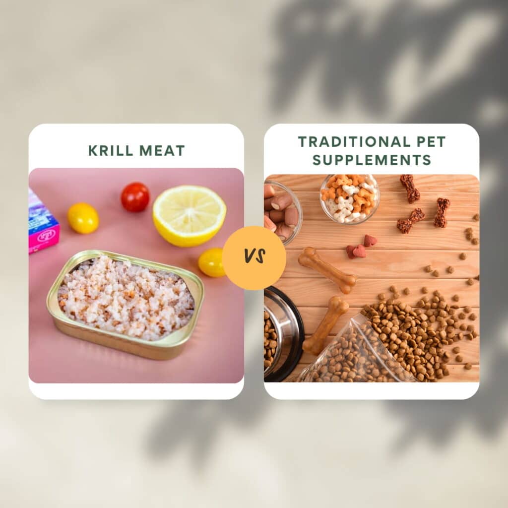 Krill Meat vs. Traditional Pet Supplements